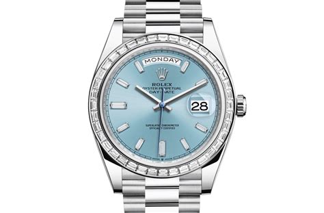 rolex day date oyster 40 mm platino replica|rolex day date replacement.